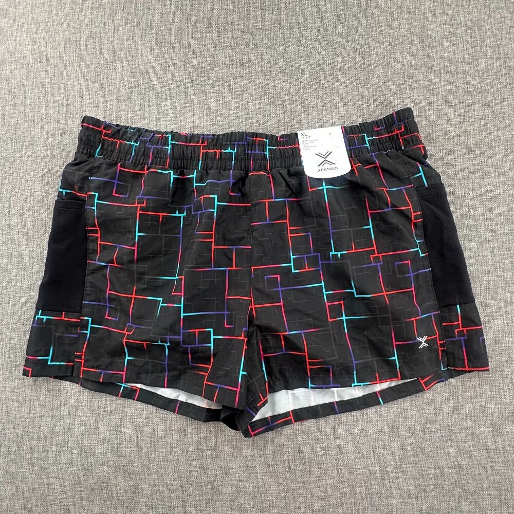 NEW Xersion Little Big Girls Sport Shorts‎ Mid Rise Adjustable Waist XL Quick Dr